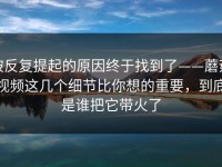 被反复提起的原因终于找到了——蘑菇视频这几个细节比你想的重要，到底是谁把它带火了